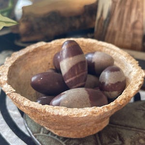Shiva Lingam Barrell Tumbled Stone/Chakra Stone/Shiva Lingam Crystal/Gift Idea/Spiritual Stone/Shiva Stone/Shiva Lingam