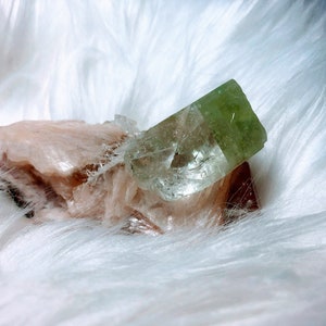 Green Apophyllite, Stilbite, and Scolecite Cluster from India