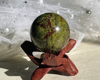 Dragon Blood Stone Sphere (35mm) - Polished Gemstone Crystal Ball