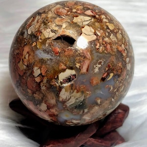 Ibis Jasper Sphere - Etsy
