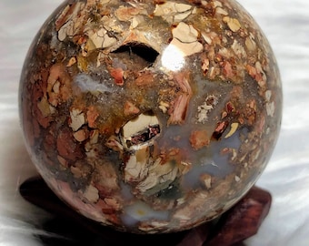 Ibis Jasper Sphere: Large 3