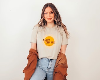 Ljusjägare Fotograf Boho Retro 80-tals T-shirt