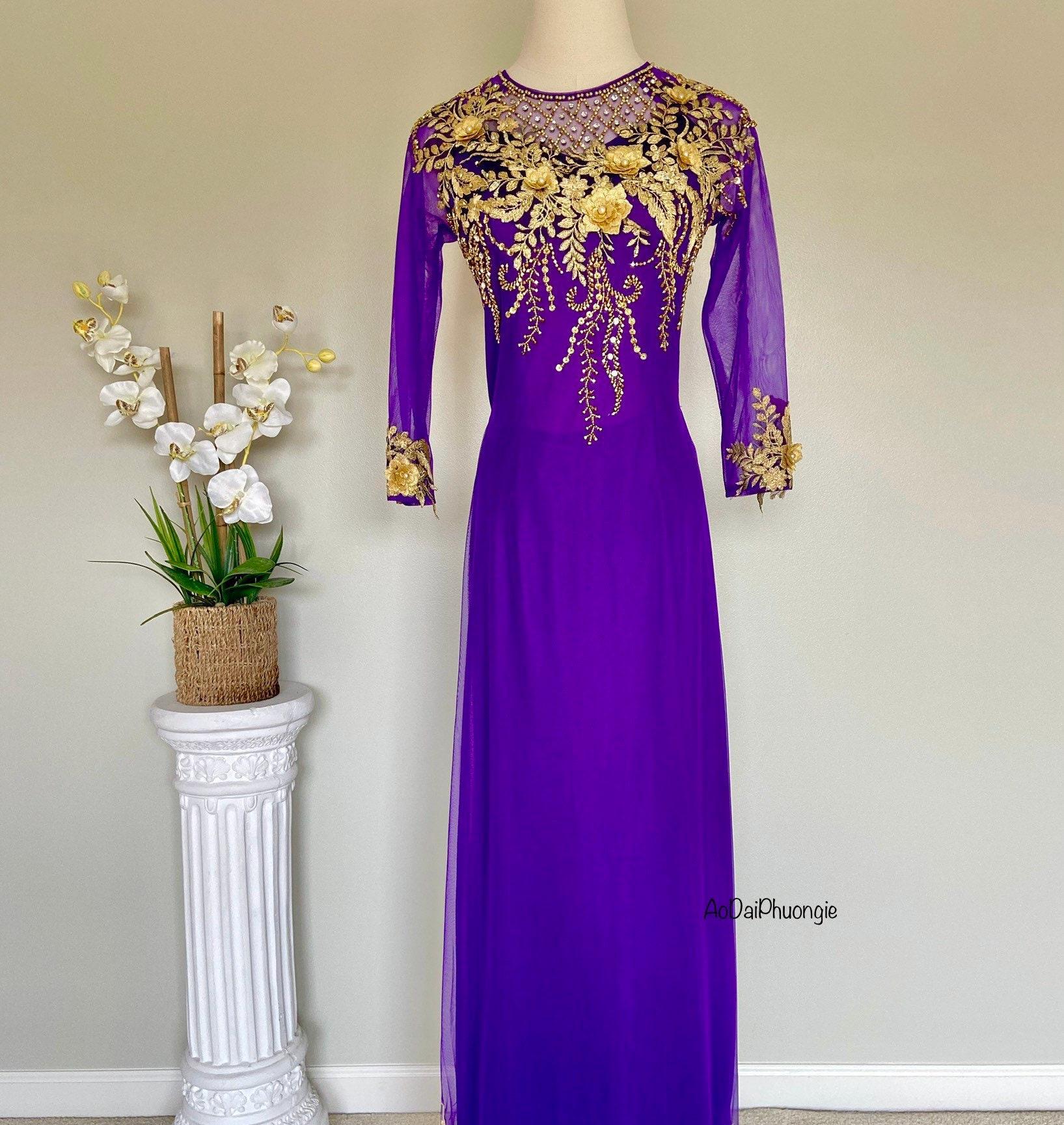 open lace back dress Dark Purple Tulle With Lace Applique Long Wedding Party Dress, Purple –  formalgowns