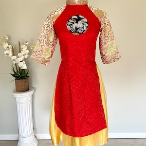 Modern Ao Dai - With Tulle Skirt - SALE