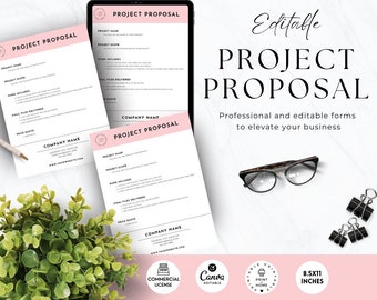 Kundenvorschlag Template Canva: Minimal Business Projekt-Leitfaden (PDF)