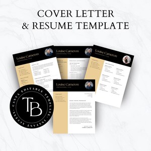 Teacher Resume Template Canva Resume, Resume and Cover Letter Template ...