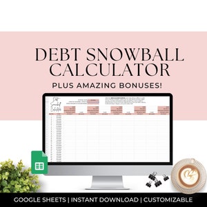 Debt Snowball Spreadsheet Google Sheets, Debt Payoff Calculator Google Sheets, Google Sheets Spending Tracker Template, Debt Payoff Tracker