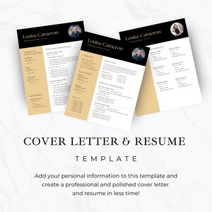 Teacher Resume Template Canva Resume, Resume and Cover Letter Template ...