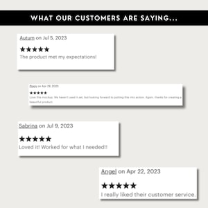 May include: A screenshot of a website displaying customer reviews. All the reviews are positive and feature five-star ratings. The reviews are from customers named Autum, Piggy, Sabrina, and Angel. The reviews are about a product or service that the customers are pleased with.