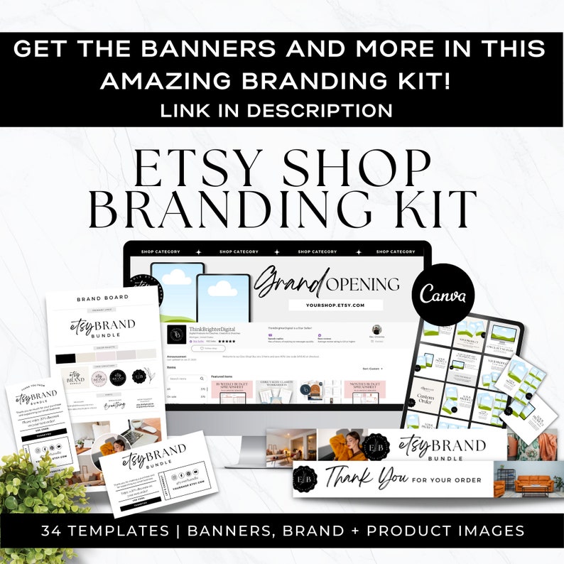 Etsy Shop Banner Mockup Etsy Banner Templates Etsy Store Etsy