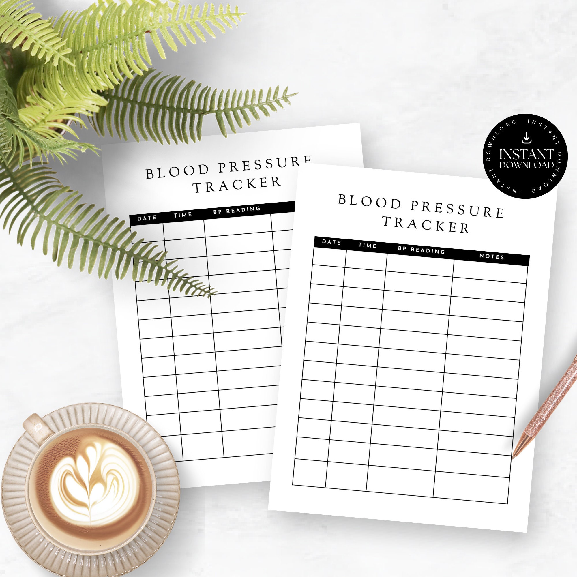 Blood Pressure Printable Tracker Blood Pressure Chart Printable High Blood Pressure Printable Tracker Blood Pressure Chart Printable High