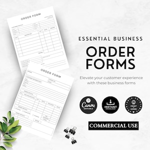 Printable Work Order, Custom Tumbler Form, Order Form Printable, Work At Home And Online Invoice, Business Customer Invoice, Work Order