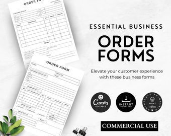 Druckbarer Arbeitsauftrag, benutzerdefiniertes Tumbler-Formular, Bestellformular zum ausdrucken, für Heimarbeit und Online-Rechnung, Geschäftskundenrechnung, Arbeitsauftrag