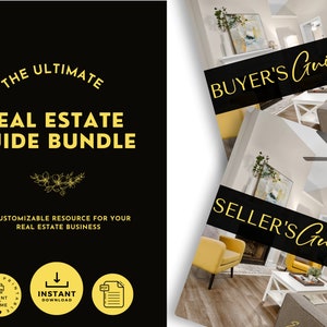 Real Estate Buyer And Seller Guide, Real Estate Templates Buyer And Seller Guides, Buyer Presentation, Realtor Buyer Packet & Seller Packet