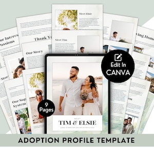 Adoption Profile Template: DIY Canva Profile Book (Digital Download)