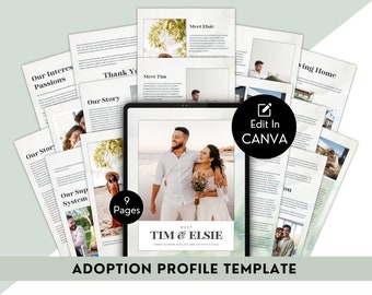 Adoption Profile Template: DIY Canva Profile Book (Digital Download)