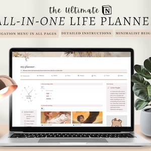 All In One ADHD Notion Life Planner, Notion Dashboard, Ultimate Notion Template Life Planner, All-In-One Planner And Template, Adhd Planner