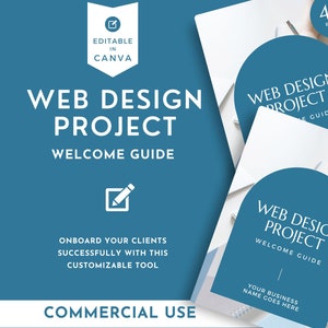 Web Designer Client Welcome Guide, Welcome Packet, Website Design Services, Ebook Template, Questionnaires And Services & Pricing Booklet