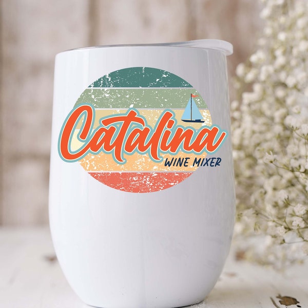 Catalina Wine Mixer Wine Tumbler, 12oz Insulated Tumbler