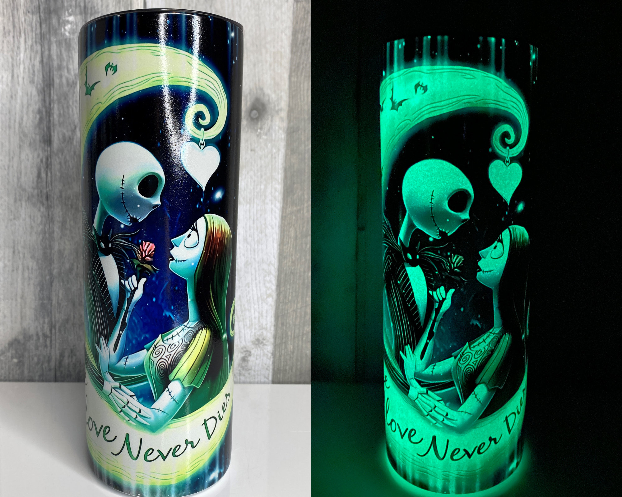 Glow In The Dark Nightmare Before Christmas Tumbler