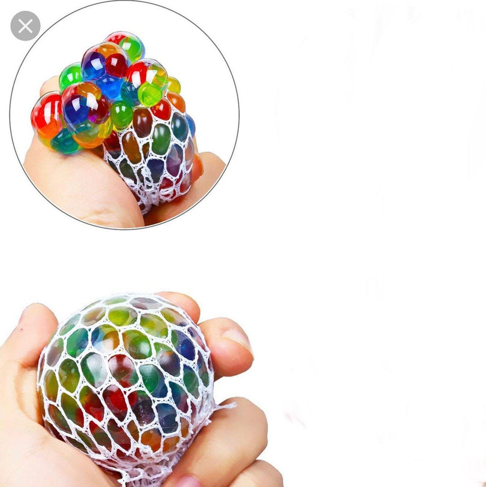 Mini Orbeez Rainbow Mesh Stress Balls Fidget Toy Etsy