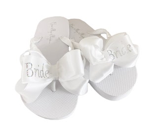 sparkle flip flops for wedding