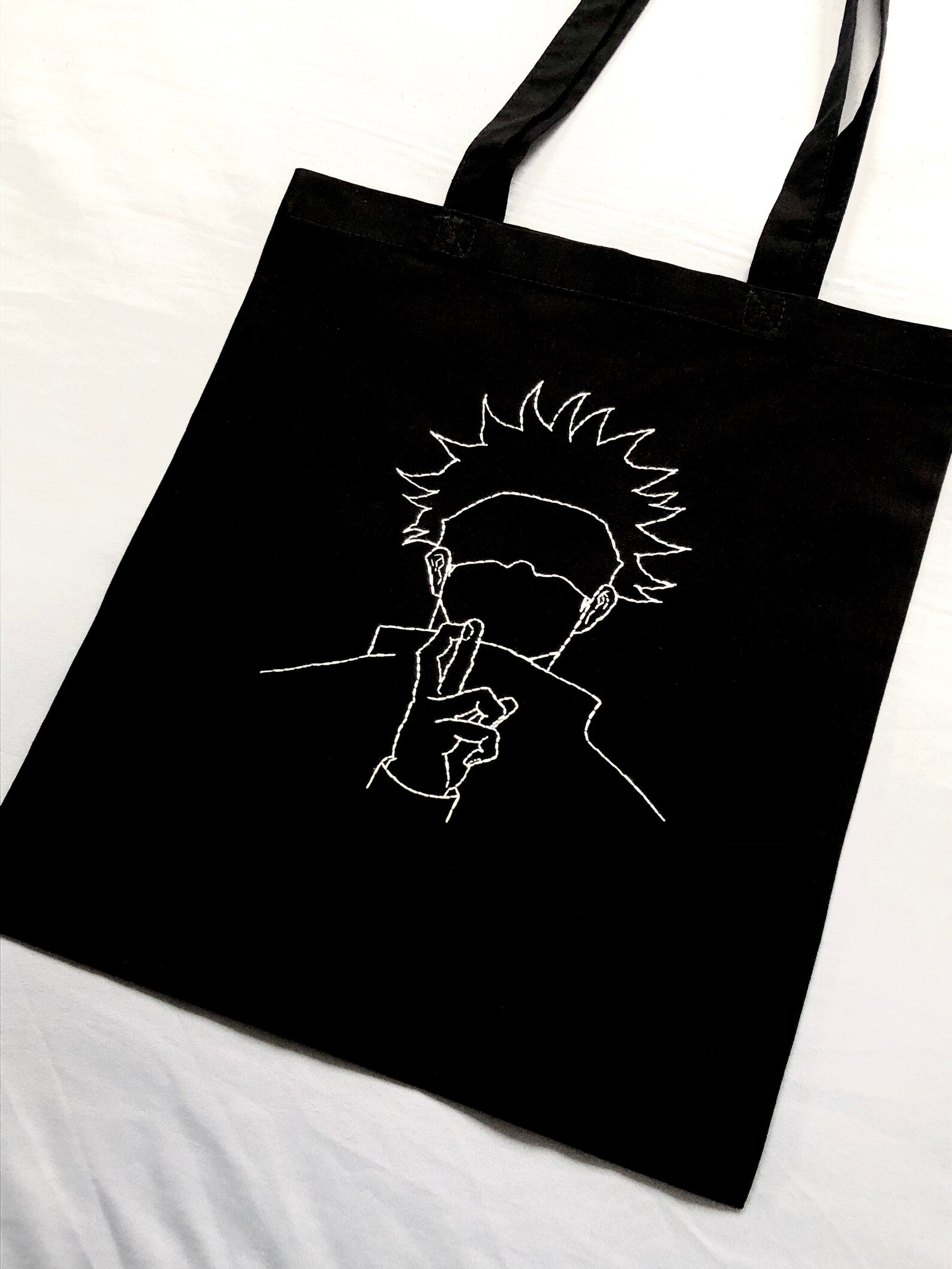 Gojo Satoru/ JJK/ Jujutsu Kaisen/Tote bag shopper/ anime weeb/ Etsy