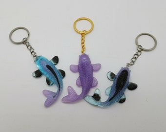 Keychain Koi fish made of resin epoxy resin in several variations | Keychain fish | small gift | souvenir