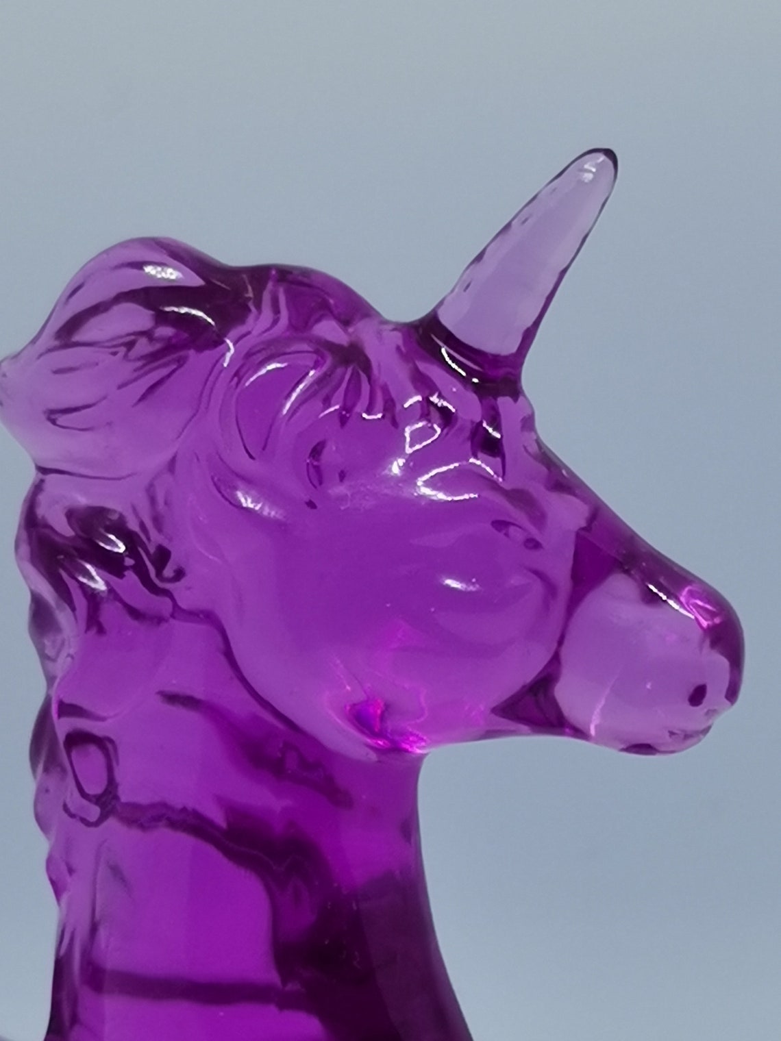 Unicorn figure in resin epoxy resin / Customizable Etsy