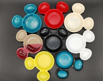 Various small decorative bowls | Jewelry bowls | Ring bowls | Mickey Mouse storage made of epoxy resin | Modern decoration ideas