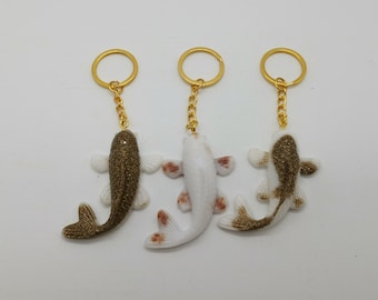 Keychain Koi fish made of resin epoxy resin in several variations | Keychain fish | small gift | souvenir