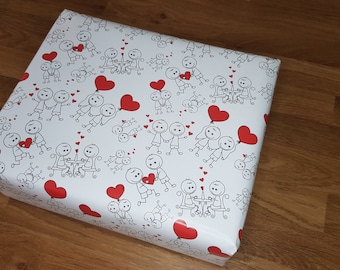 Gleichgeschlechtliches Geschenkpapier Geschenkverpackung Gay Boyfriend Ehemann Geburtstag Hochzeit Jahrestag Verlobungsgeschenk Partner Verlobungsgeschenk Valentinstag