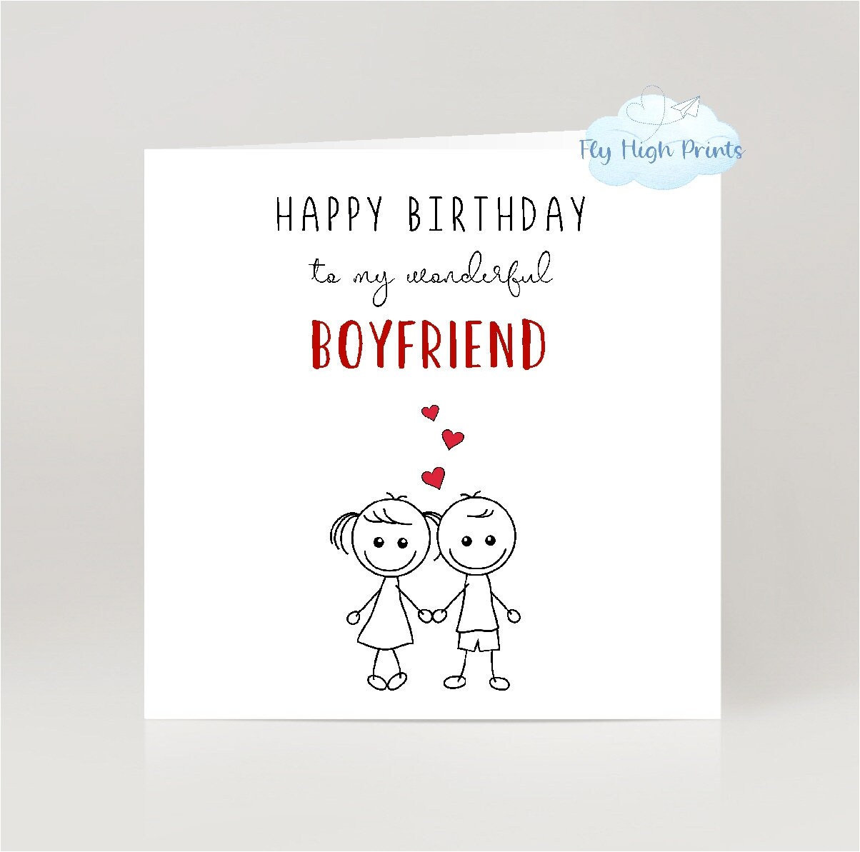 Boyfriend Birthday Card Happy Birthday To My Wonderful | Etsy