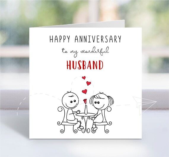 Happy Wedding Anniversary Cards To My Husband