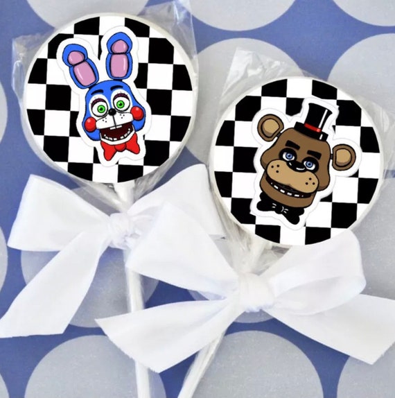 1 Dozen FNAF Five Nights at Freddys Birthday Party Favors