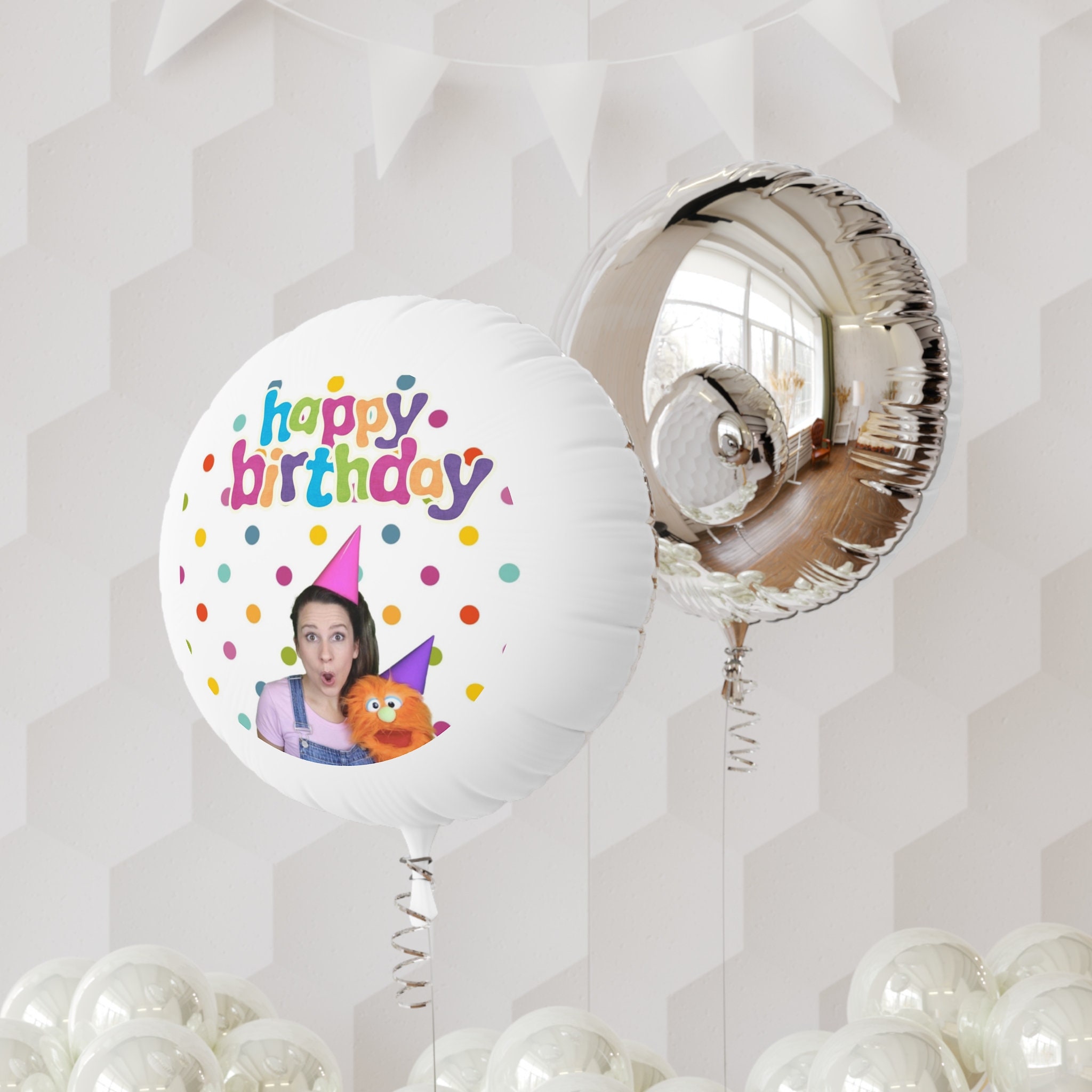 Ballons de bannière joyeux anniversaire, lot de 17 décorations de