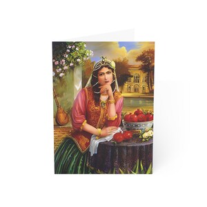 Glückliches Norooz Mubarak Persisches Neujahr Haftseen Kunst Grußkarten innen leer (1, 10, 30, und 50 Stück)