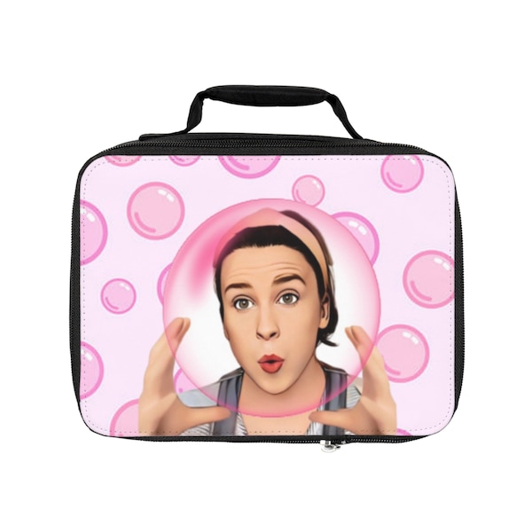 Pink Ms Rachel Icky Sticky Bubblegum Custom Insulated Lunch Box Snack School Bag