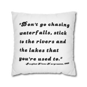 Waterfalls - Klaus Hargreeves - Spun Polyester Square Pillowcase