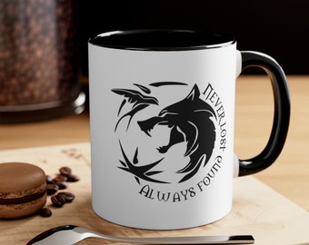 Never Lost, Always Found - Accent Coffee Mug, 11oz