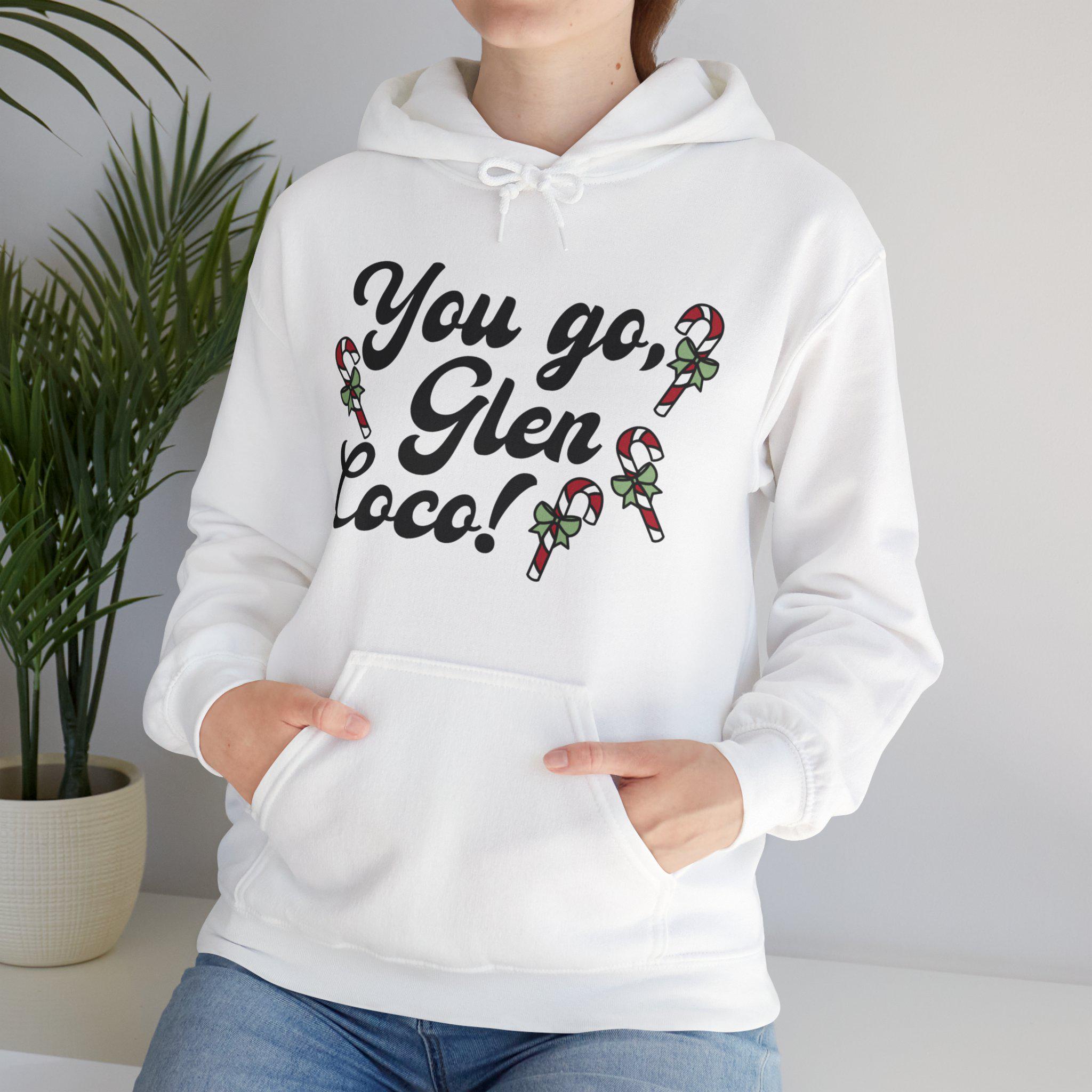 Glen Coco - Sweat-shirt à capuche unisexe en mélange épais