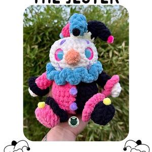 Crochet Jester Pattern PDF | Amigurumi Jester | Whimsical Clown Plush | Instant Download