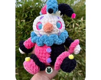 Jester Anleitung PDF | Amigurumi Jester | Skurril Clown Plüsch | Sofort Download