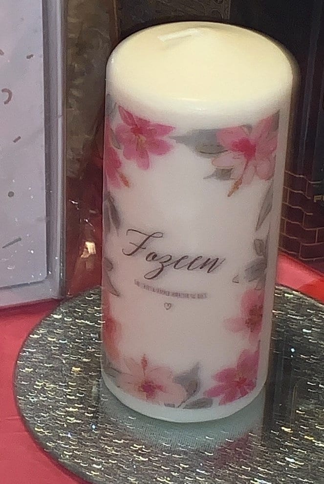 Personalised custom candle Etsy