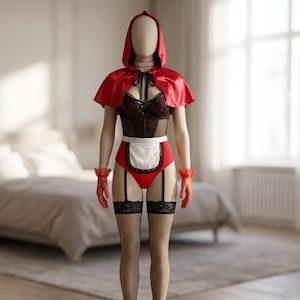 sexy little red riding hood lingerie Buy Black sexy Fishnet open belly Body Stocking online in Pakistan main image 1