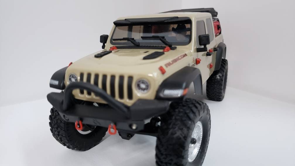 Axial Scx24 Jlu Jeep /gladiator Stock Bumper Stinger Bar Upgrade