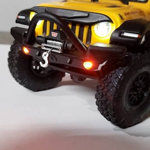 Axial scx24 jlu jeep /Gladiator stock bumper stinger bar  upgrade.