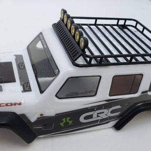 Axial scx24 roof rack with KC light bar