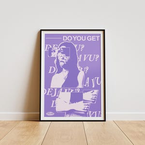 Olivia Rodrigo - Deja Vu print | PRINTABLE DIGITAL DOWNLOAD | merch | music poster | gifts