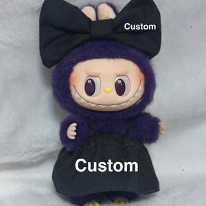 Customize your Labubu clothes, labubu custom clothes, labubu custom dress set, labubu skirt, labubu bow, labubu clothing sets